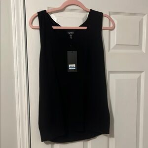Jones New York Women's Black Sleeveless Top